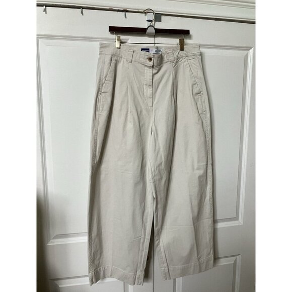Old Navy Pants - Old Navy Pants Womens 16 Extra High Rise Wide Leg Neutral Minimalist Silver Grey